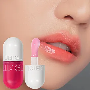 Олія для губ зволожуюча Golw, зволожуючий гель для губ, великий пензлик, довготривала synthetic.ua - Фото 1