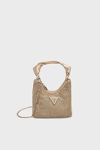Жіноча сумка GUESS Hobo Mini Gold - Фото 1