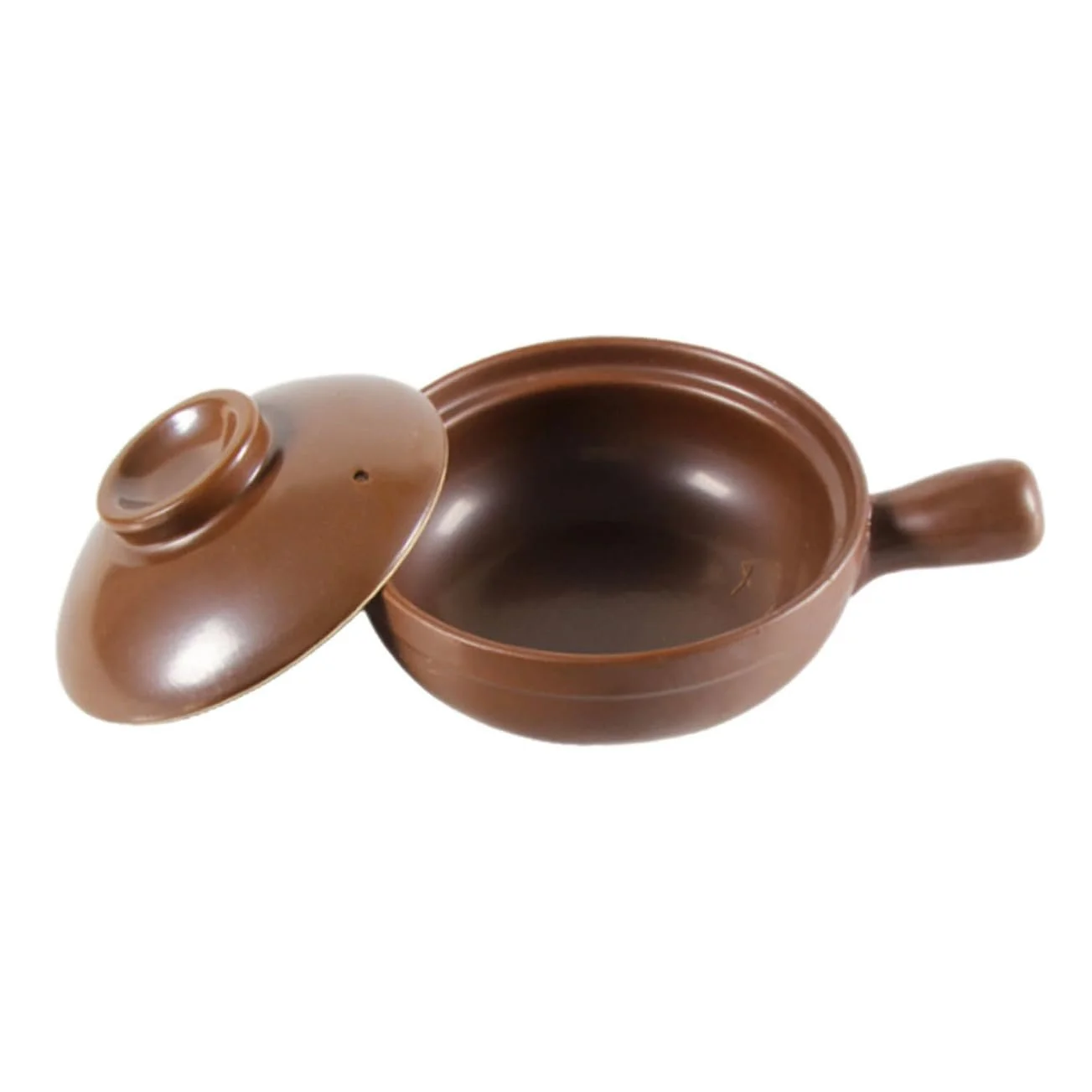 Кастрюля керамическая с крышкой и антипригарным покрытием термостойкая, фото №1