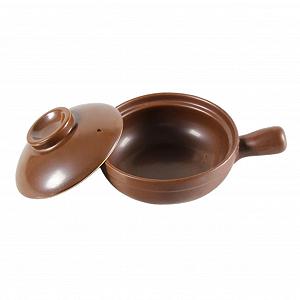 Кастрюля керамическая с крышкой и антипригарным покрытием термостойкая - Фото 1