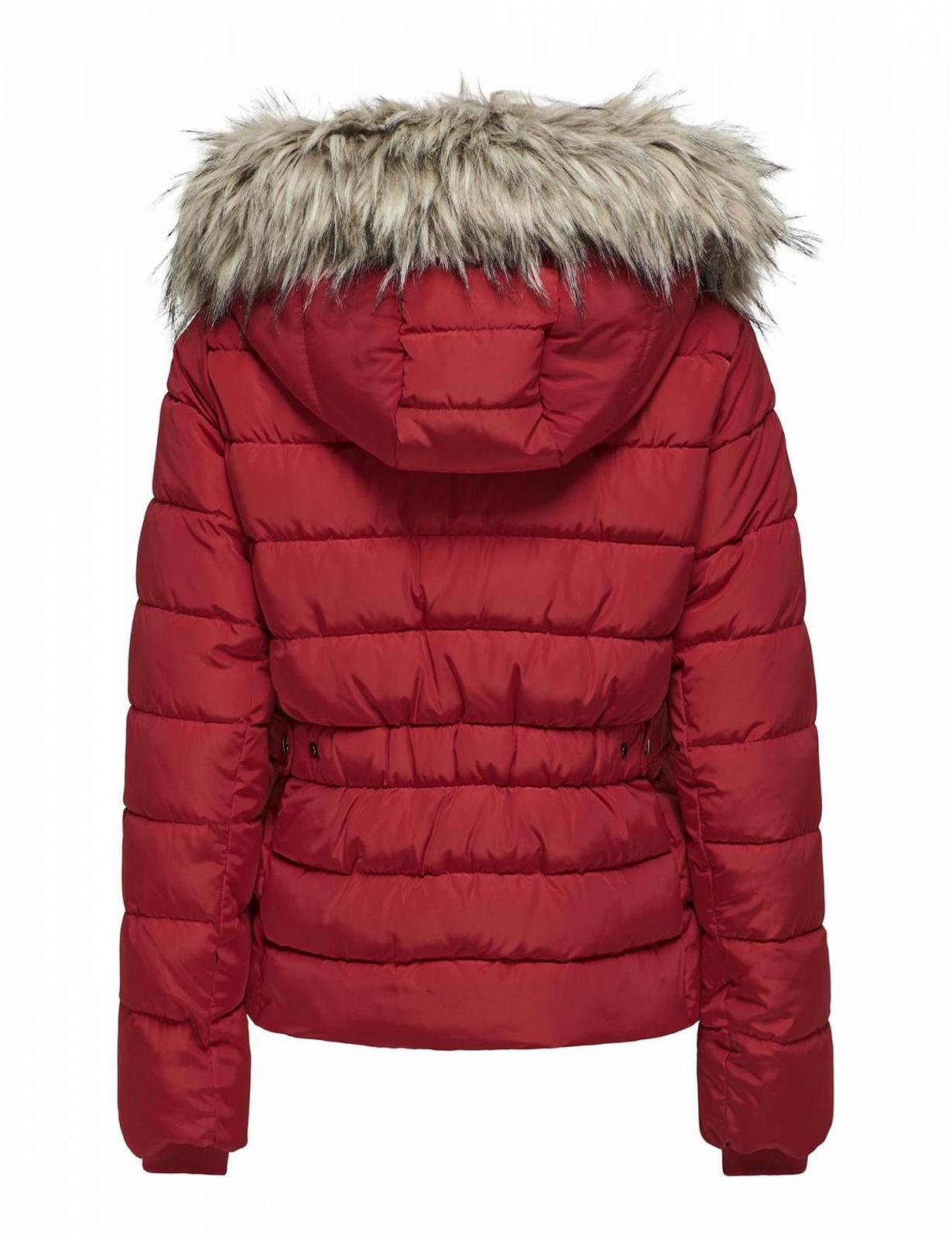 Куртка с капюшоном с мехом женская ONLY Onlnewcamilla Puffer Jacket CC OTW, фото №2