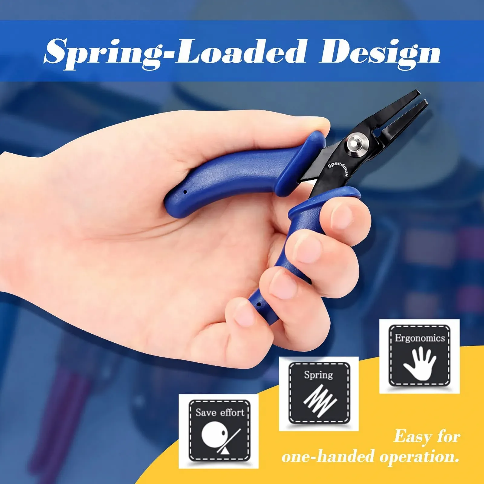 Мини Плоскогубцы SPEEDWOX, 4 дюйма, фото №2