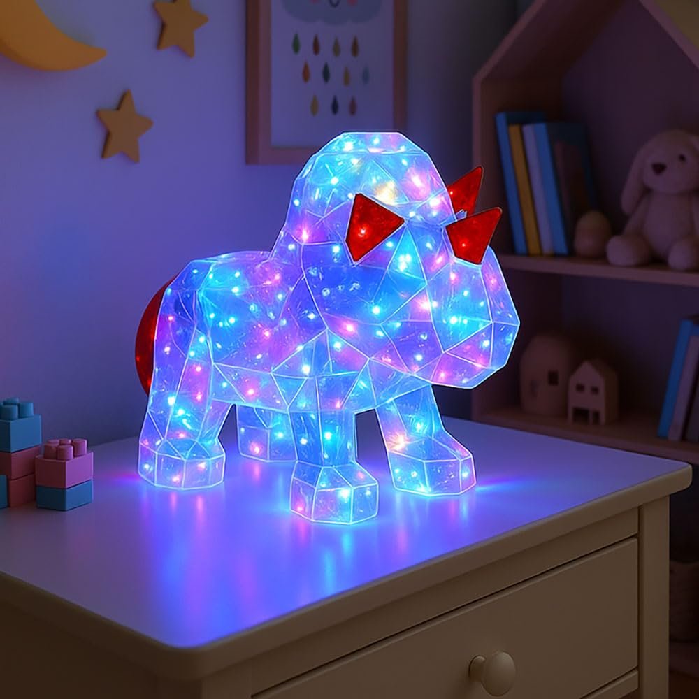 Настольная лампа GLOBO Horse Bag Crystal Effect LED 26 см, фото №5
