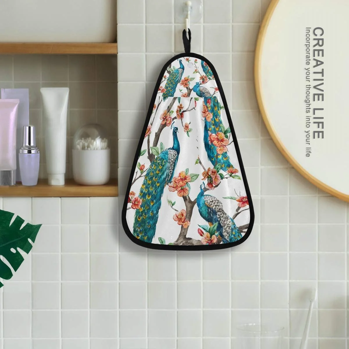 Рушник Tropical Animal Peacock Absorbent Quick Dry 42x31см, фото №4