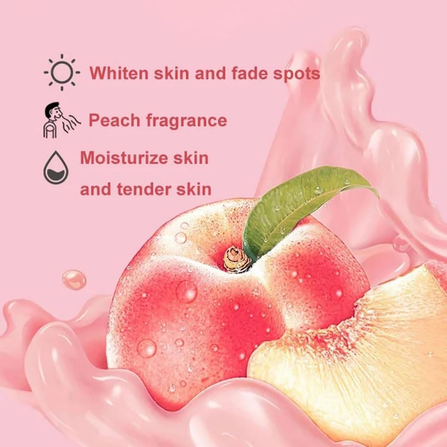 Гель для душу YANJIAYI Whitening Peach Deep Clean Moisturising (2 шт), фото №4 Гель для душу YANJIAYI Whitening Peach Deep Clean Moisturising (2 шт), фото №4