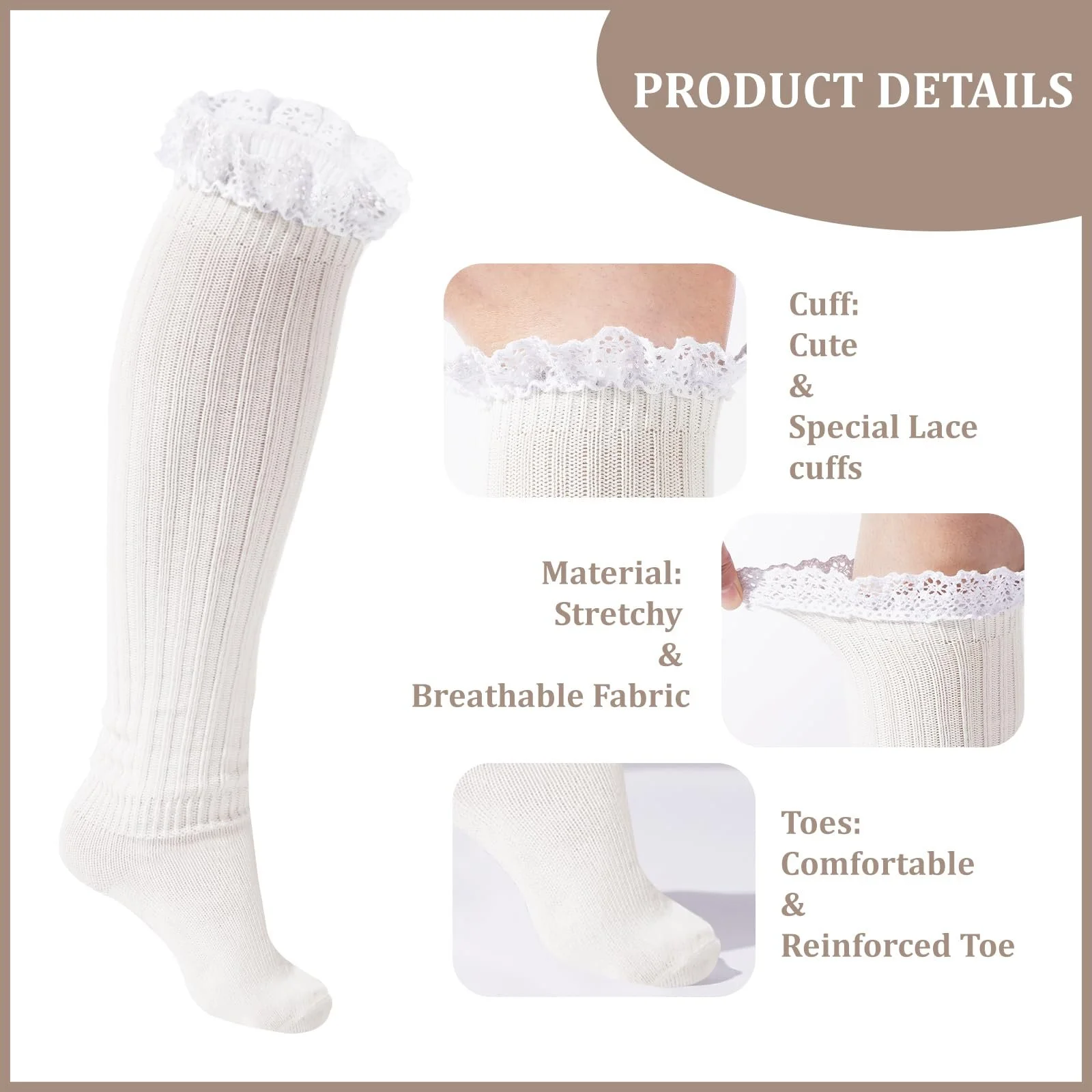 Жіночі шкарпетки Moon Wood 3 пари, фото №3