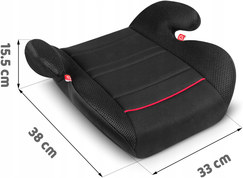 Автокресло бустер Ricokids BARIFLEX черный Польша, фото №6