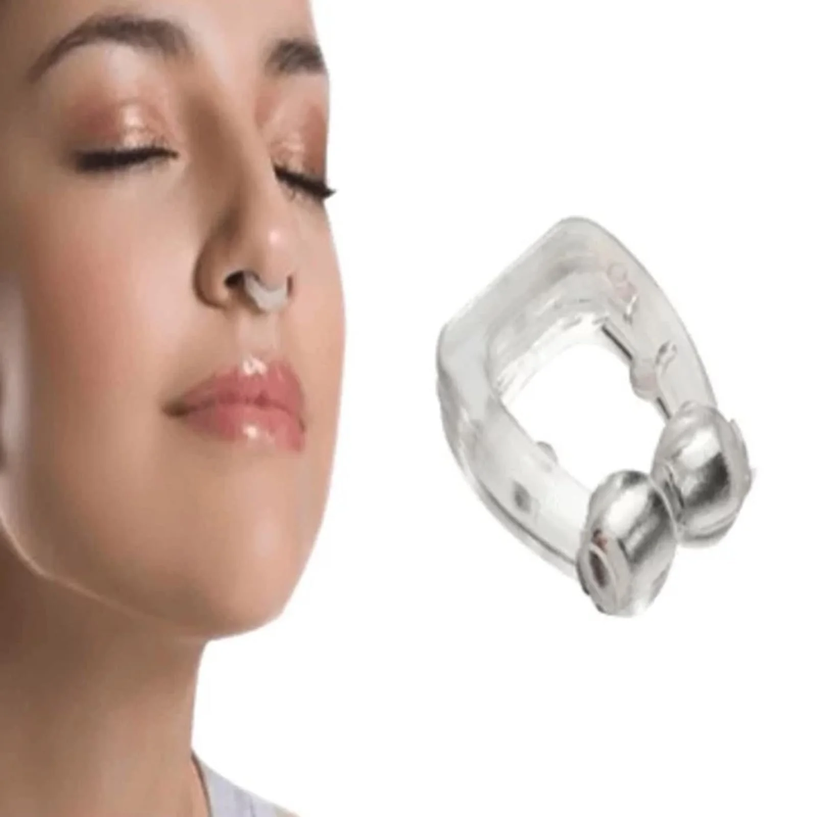 Кліпса для носа Магнітний пристрій проти хропіння 4 шт., фото №1 Кліпса для носа Магнітний пристрій проти хропіння 4 шт., фото №1