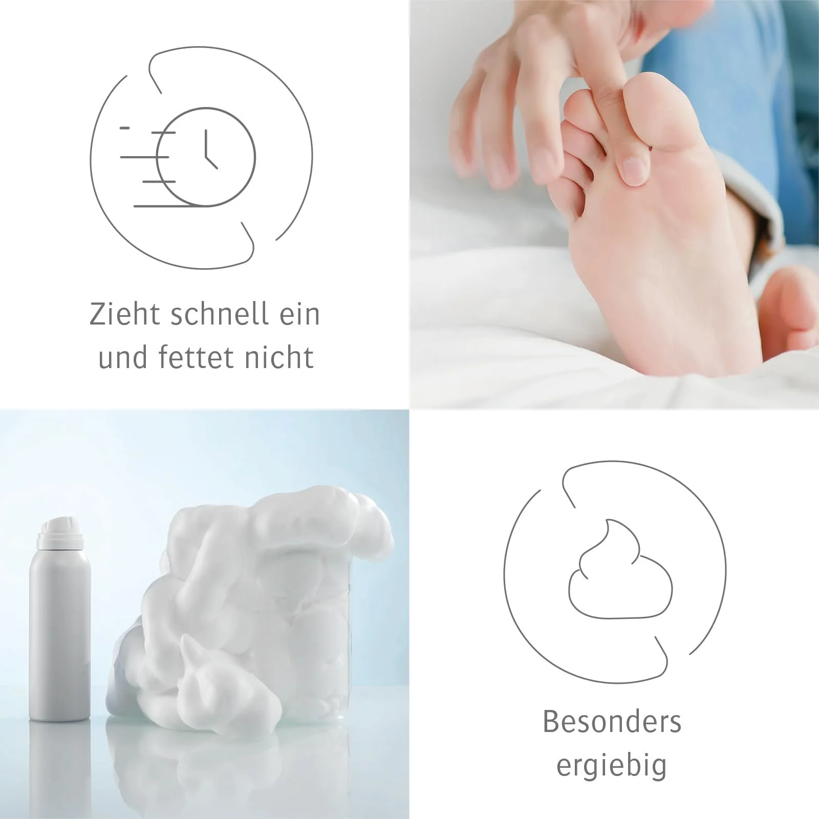 Крем-пена для ног Allpresan Diabetic Micro Silver + Repair с мочевиной и микросеребром 200 мл (2 упаковки), фото №7