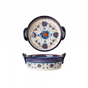 Форма для запекания лазаньи 950 мл Керамическая с ручками Vintage - Фото 1