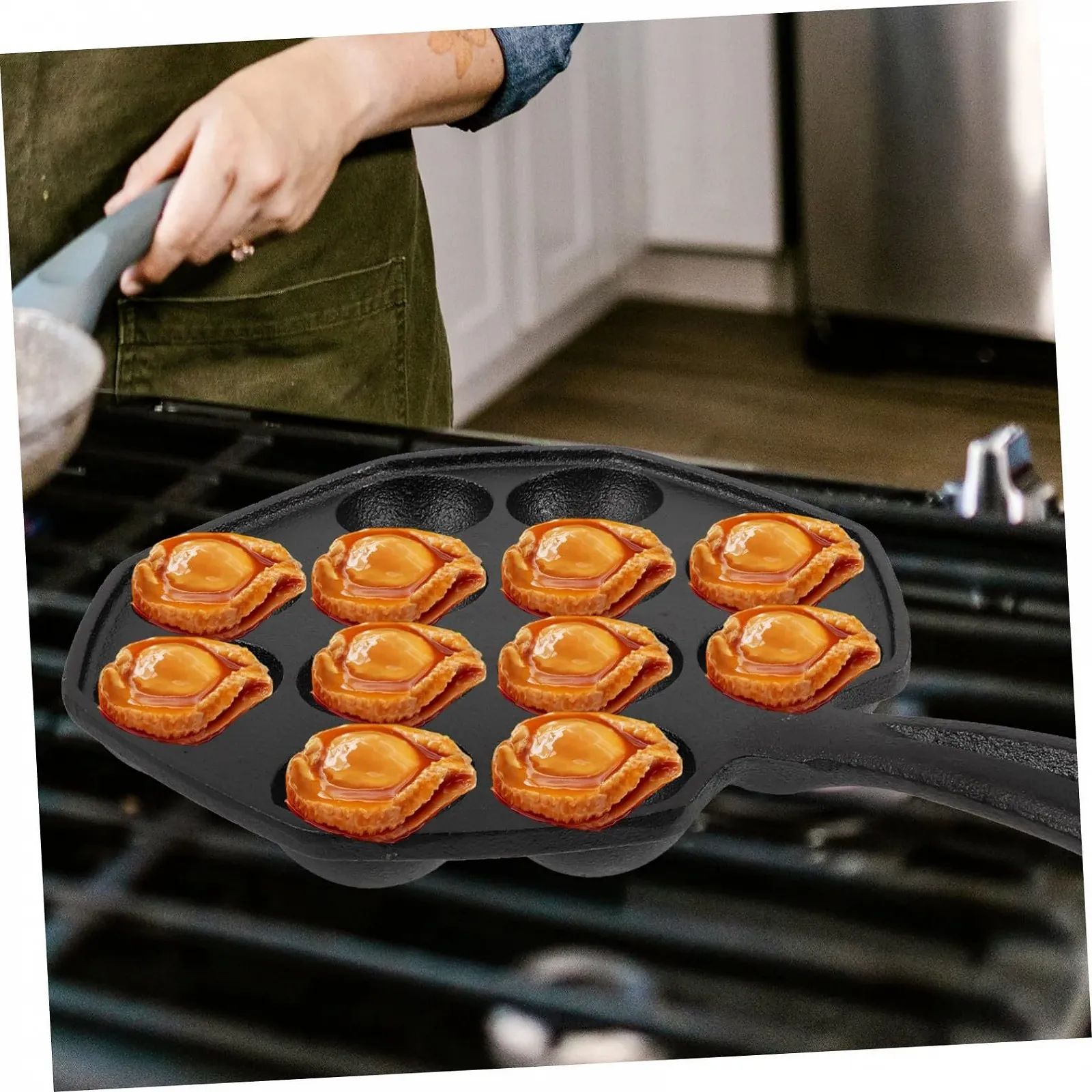 Форма для випікання равликів Garneck чавунна з ергономічною ручкою, фото №6