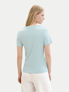 Футболка Tom Tailor Organic cotton 1041533ХХ30463 Голубой M synthetic.ua - Фото 1