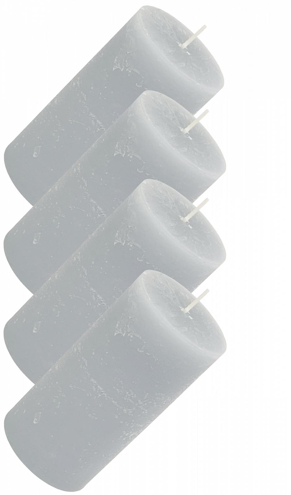 Свічки Gala Rustic 70 x 130 мм Світло-сірий, фото №5 Свічки Gala Rustic 70 x 130 мм Світло-сірий, фото №5