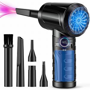 Электрический очиститель воздуха 91 000 об/мин 7600 мАч 3 скорости с LED-подсветкой - Фото 1