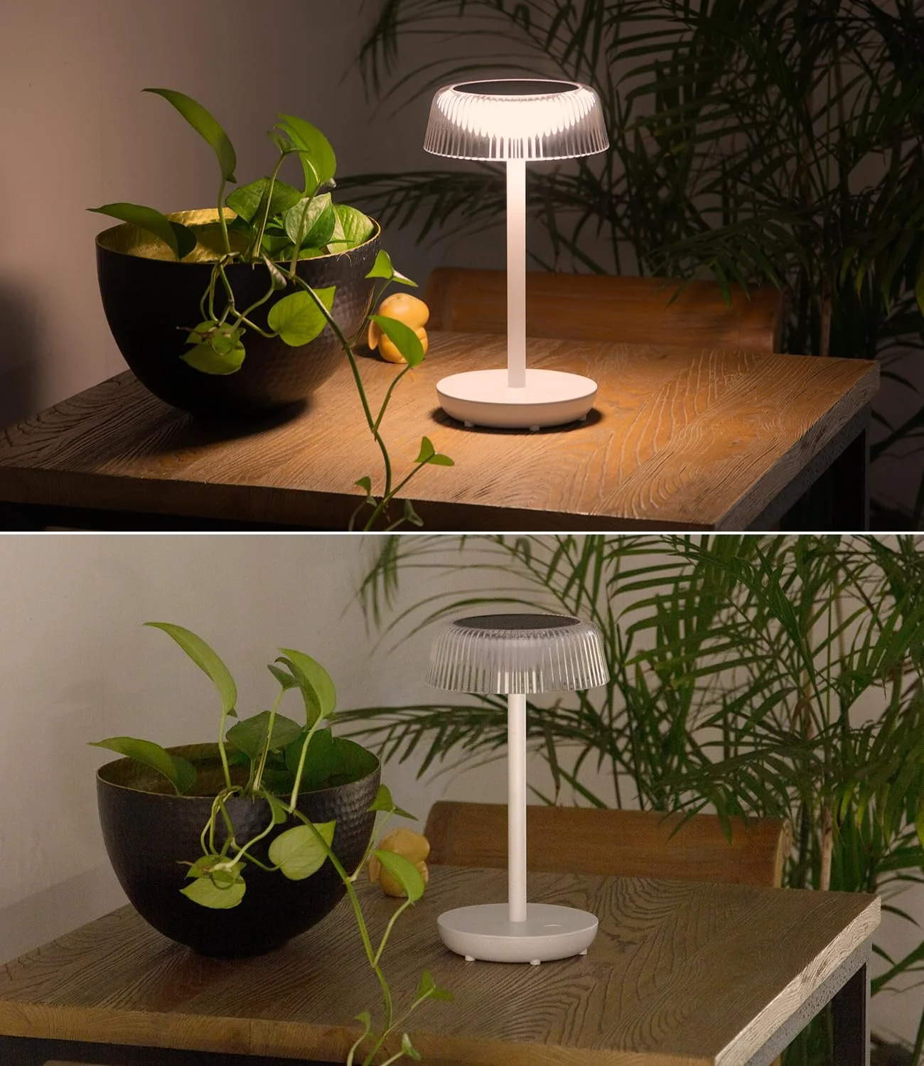 Настільна лампа LED DAWALIGHT акумуляторна вулична бездротова сенсорна IP54 Біла, фото №2