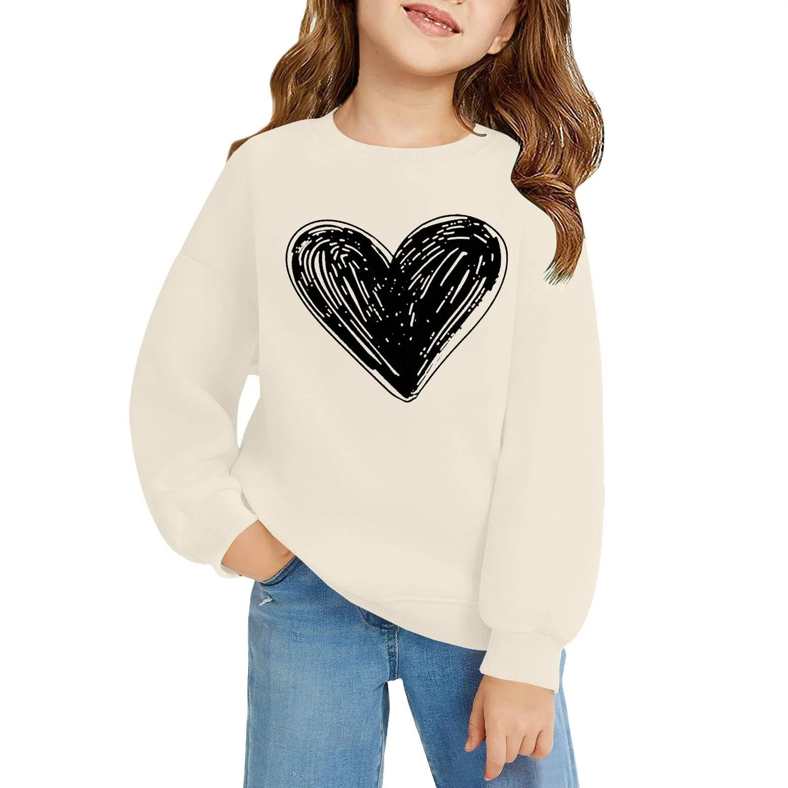 Дівчача толстовка Basic Ultrabequem Generisch, осінь-зима, фото №5