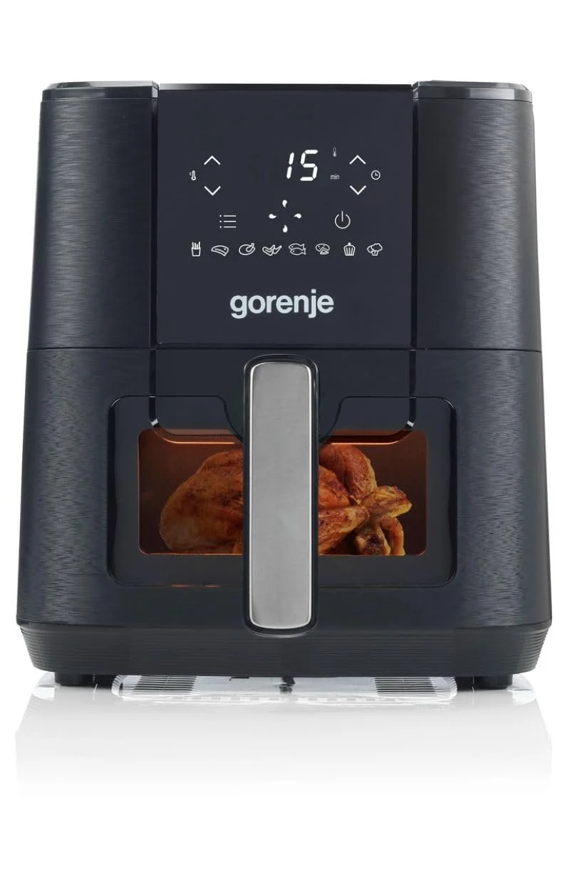 Мультипіч Gorenje AF1350DWB 1350 Вт 5.4 л 8 програм LED-індикатор Чорна, фото №2 Мультипіч Gorenje AF1350DWB 1350 Вт 5.4 л 8 програм LED-індикатор Чорна, фото №2