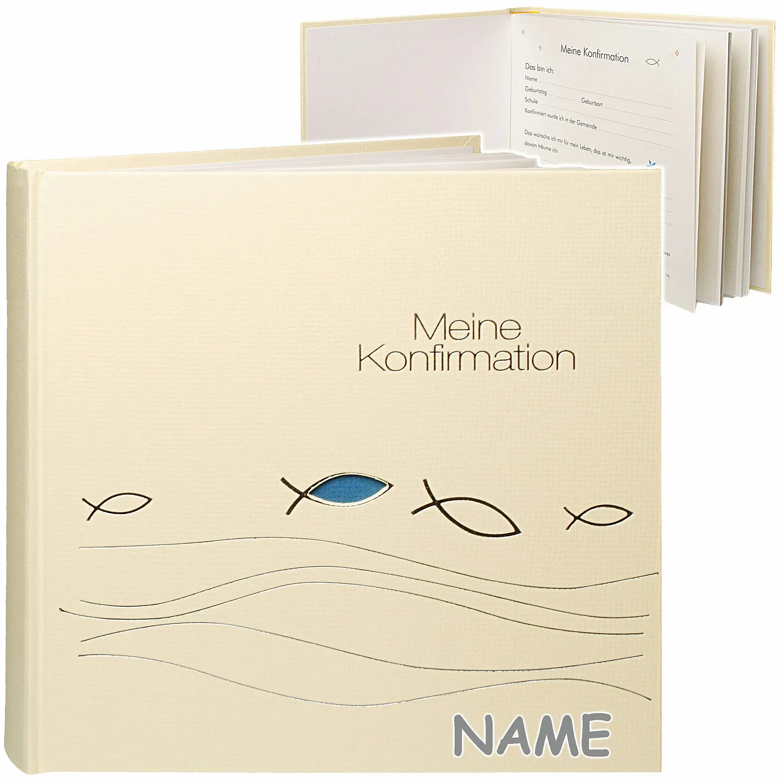 Фотоальбом Ichthys Бежевый и Голубой, 60 страниц, фото №1 Фотоальбом Ichthys Бежевый и Голубой, 60 страниц, фото №1