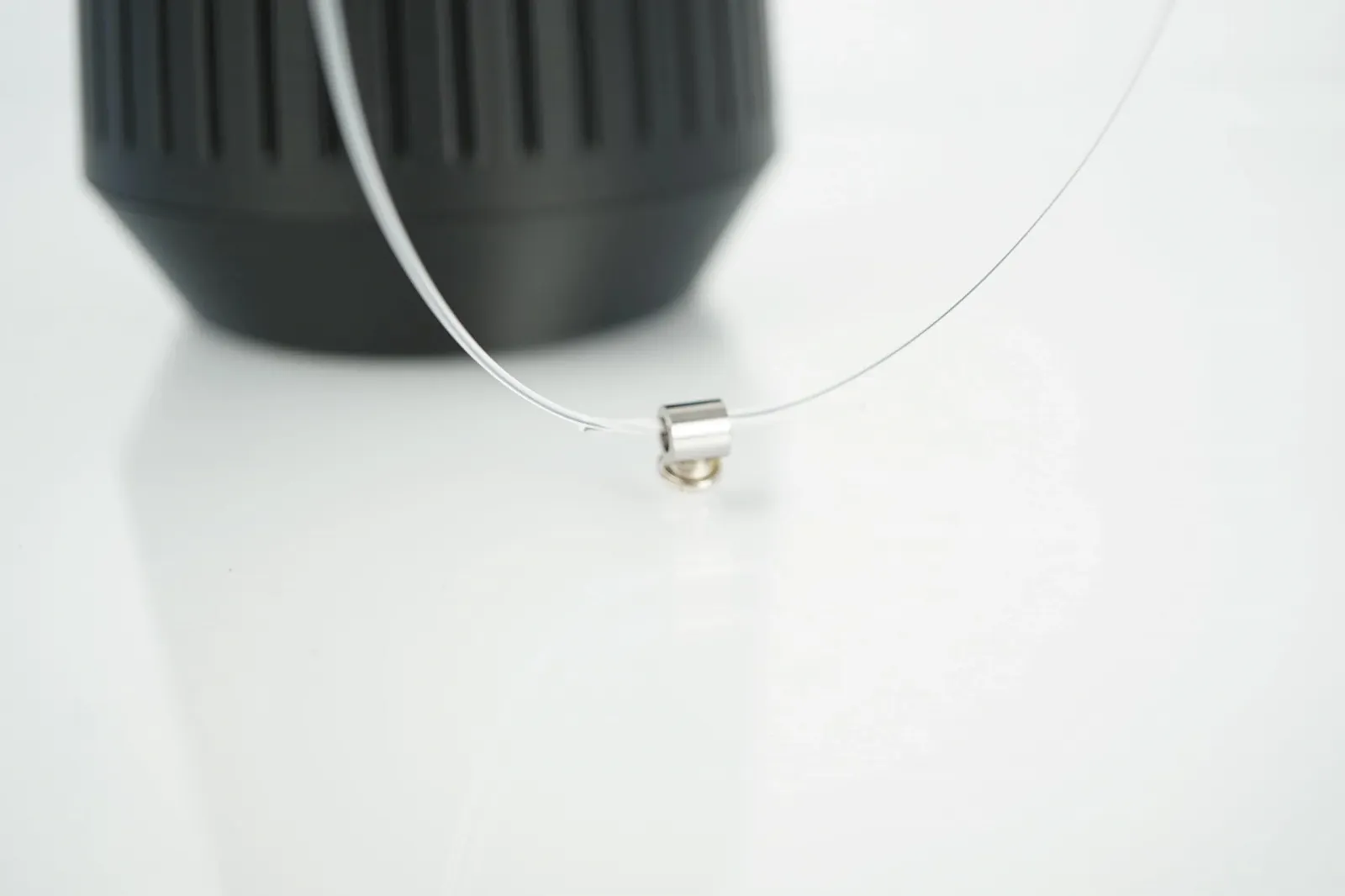 Підвісний кошик сучасний з невидимим підвісом регульований за висотою зі знімним піддоном Black Small, фото №5