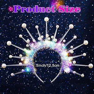 Обруч для волос со светодиодными бусинами synthetic.ua - Фото 1