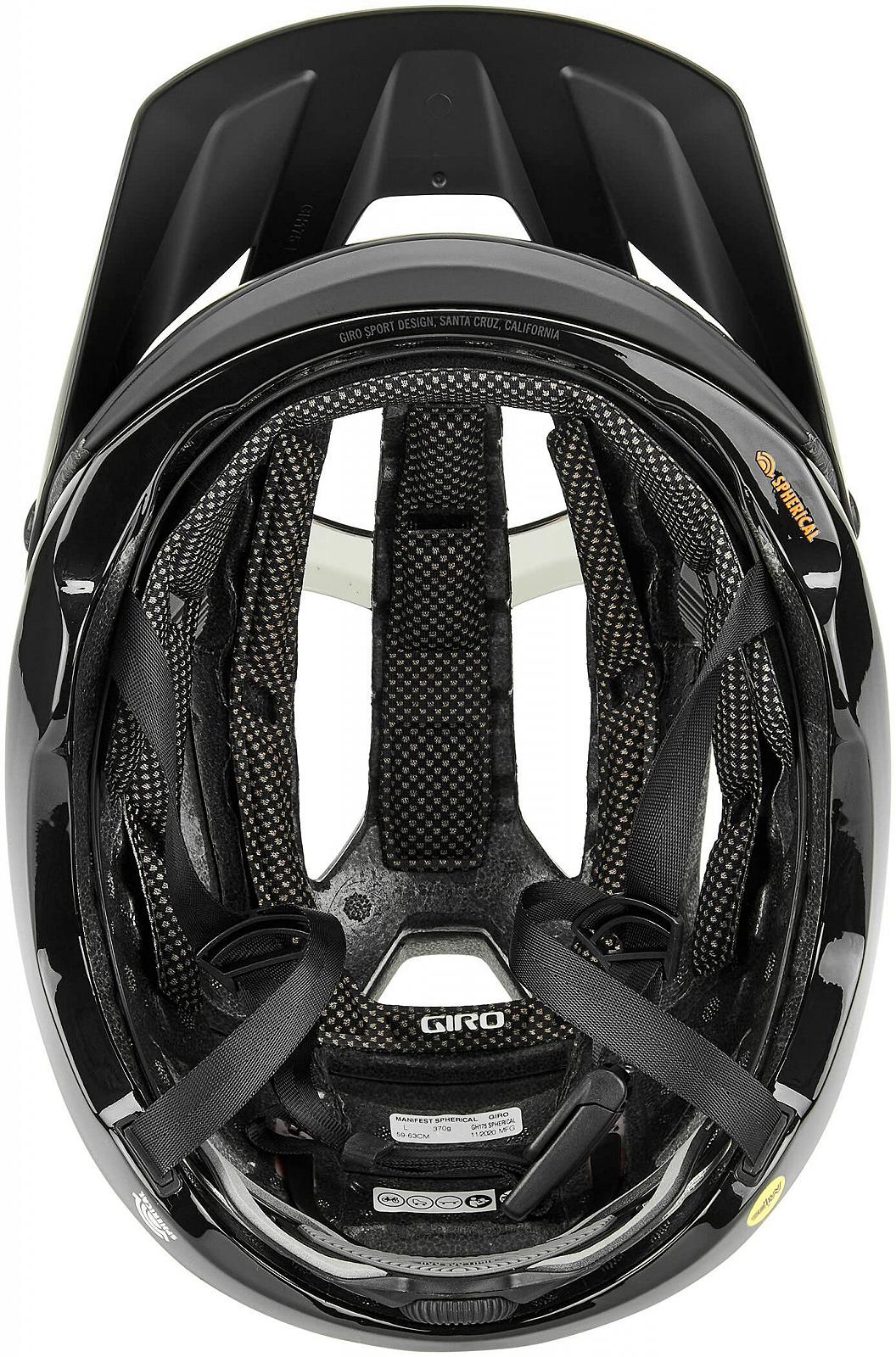 Шлем Giro Manifest Spherical MIPS All Mountain MTB велосипедный черный 2025, фото №7