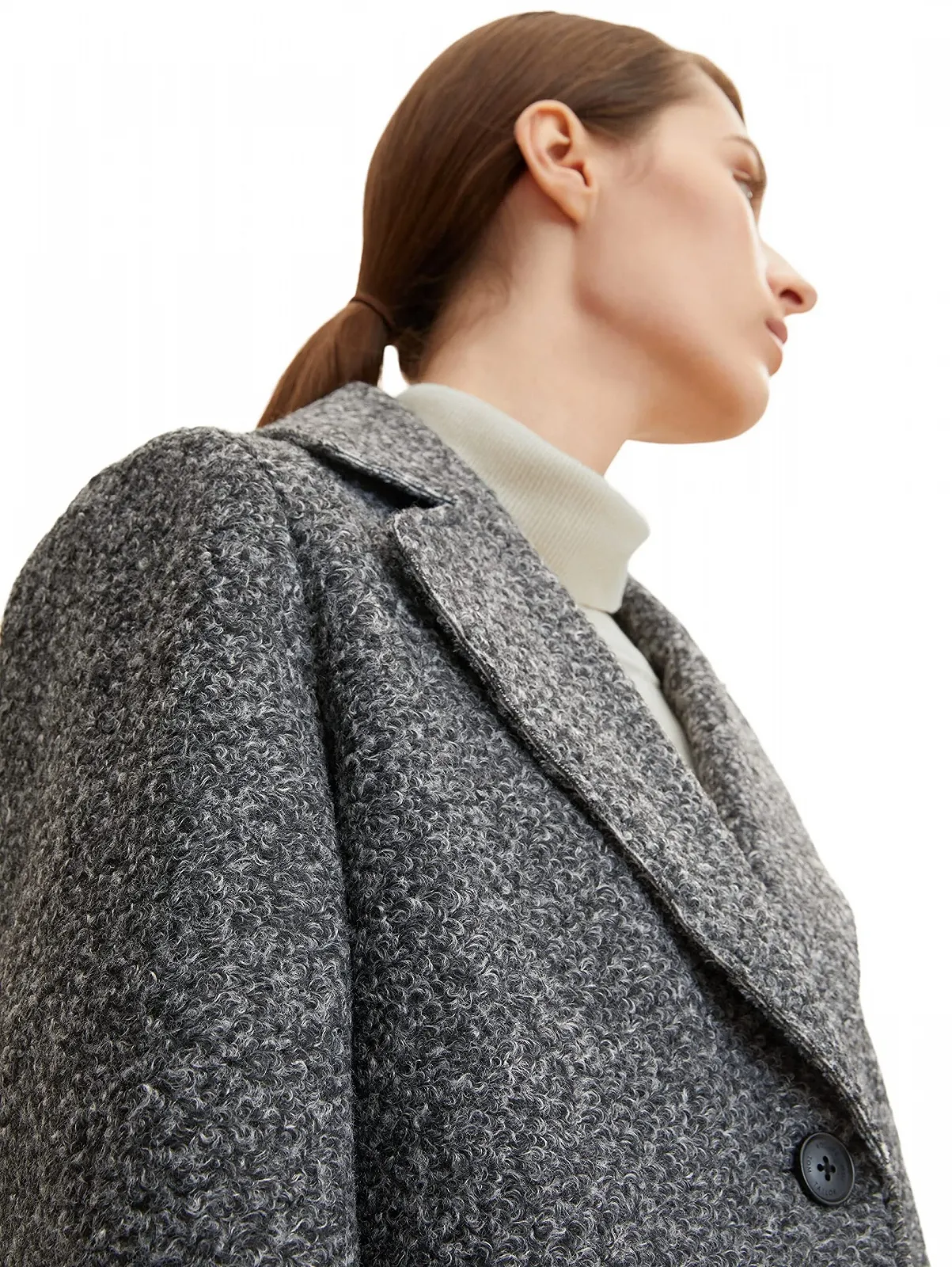 Пальто TOM TAILOR Basic Boucle Женское, фото №2
