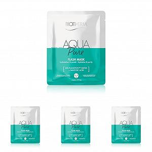 Тканевая маска Biotherm Aqua Super Mask Pure, увлажняющая маска для лица с Life Plankton и салициловой кислотой, питательная тканевая маска для укрепления и увлажнения кожи, 31 г - Фото 1