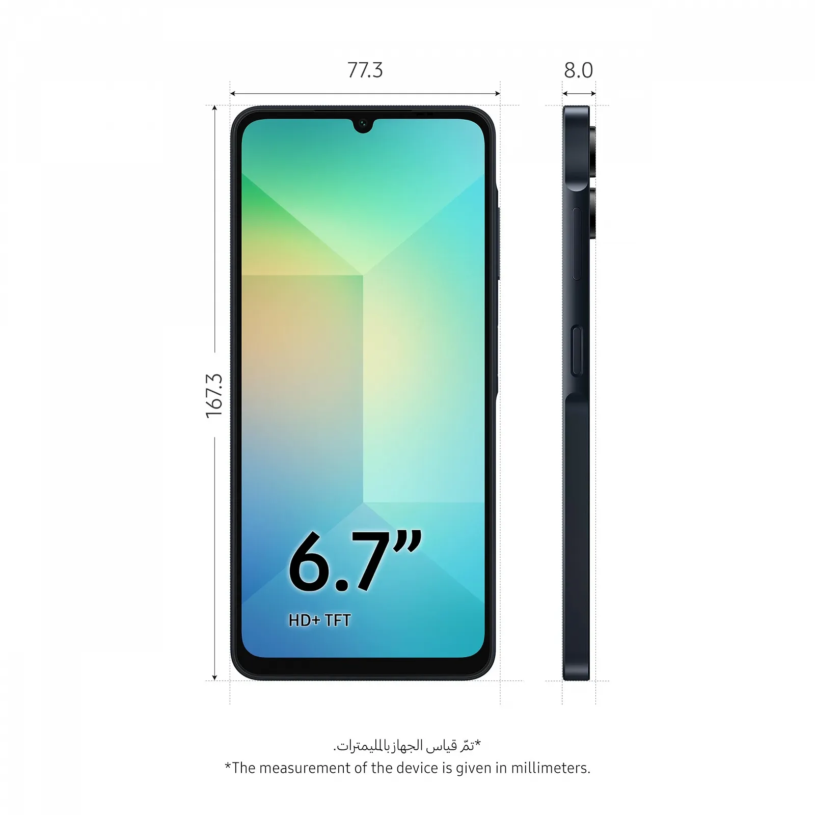 Смартфон Samsung Galaxy A06 64GB/4GB RAM Dual SIM Черный, фото №3
