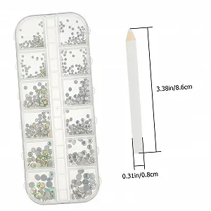 Стразы для ногтей Healeved Крупные стразы для рукоделия Бриллианты для ногтей synthetic.ua - Фото 1