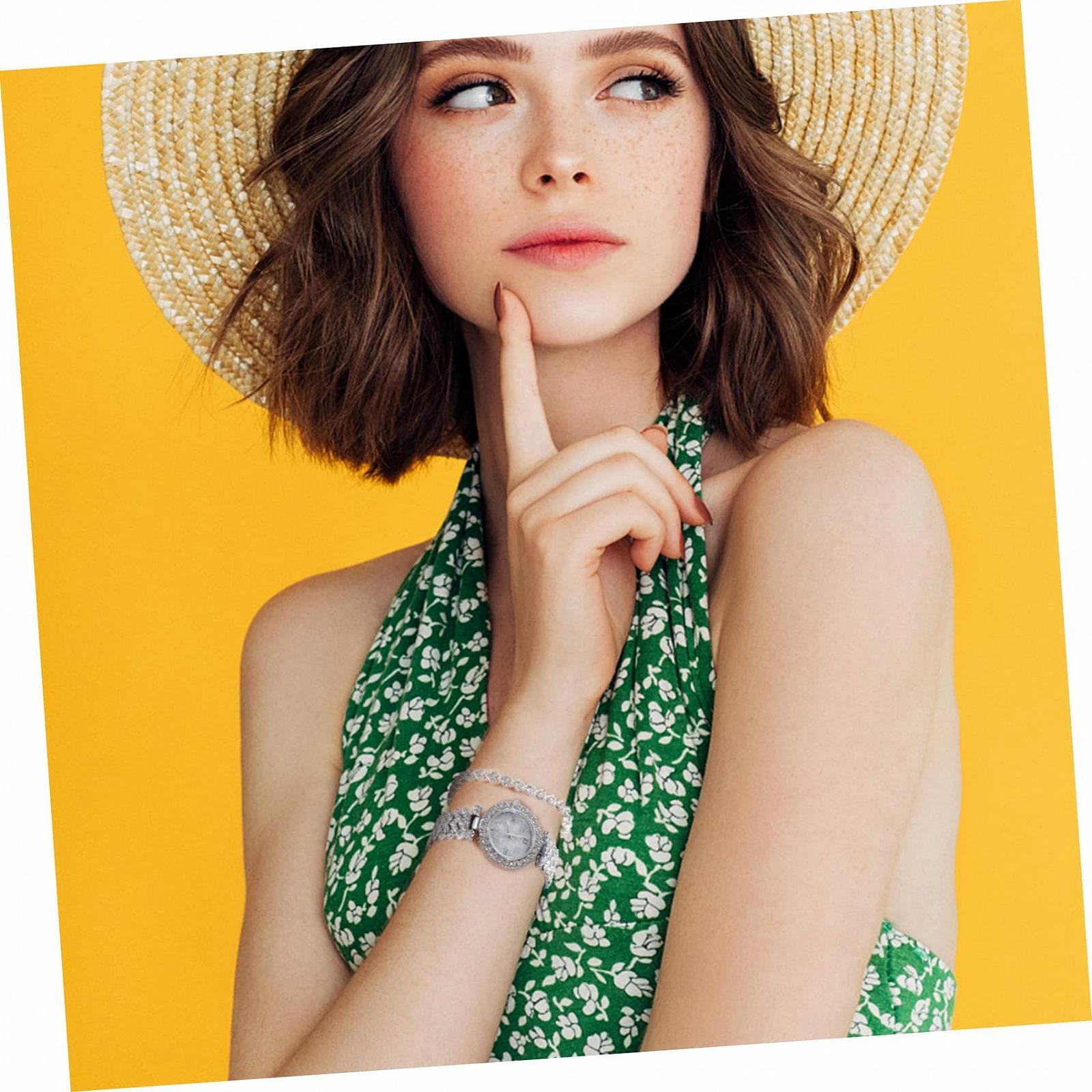 Жіночий Кварцовий Годинник LIFKOME Зі Стразами, фото №5