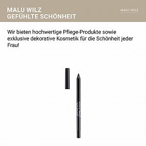 Подводка Malu Wilz Glam Smudge-proof Eye Contour Pen Glitter Effect No. 1 Черный Блеск synthetic.ua - Фото 1
