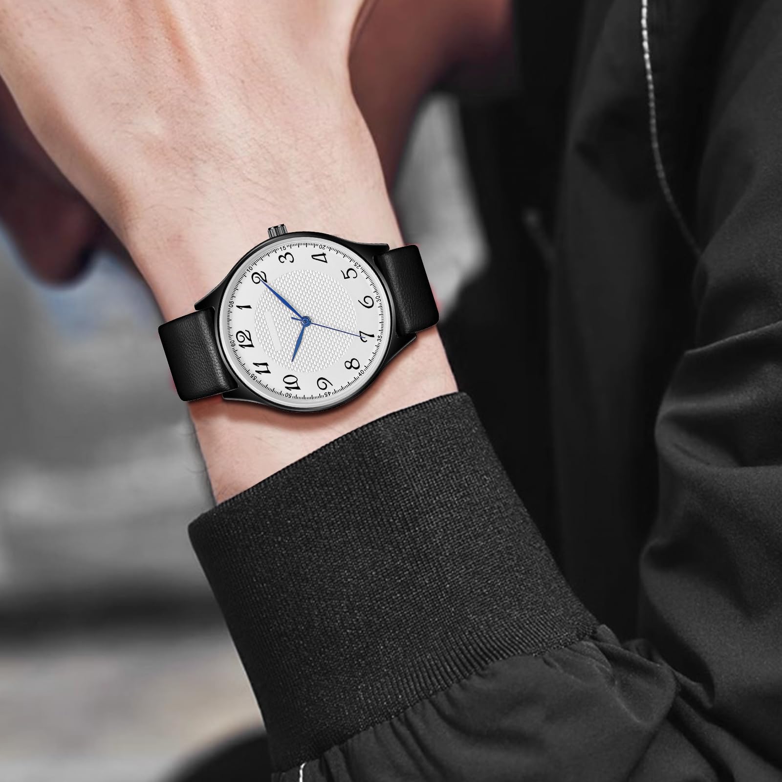 Чоловічий годинник CIVO Класичний бізнес A-1 Чоловічий Чорний, фото №3