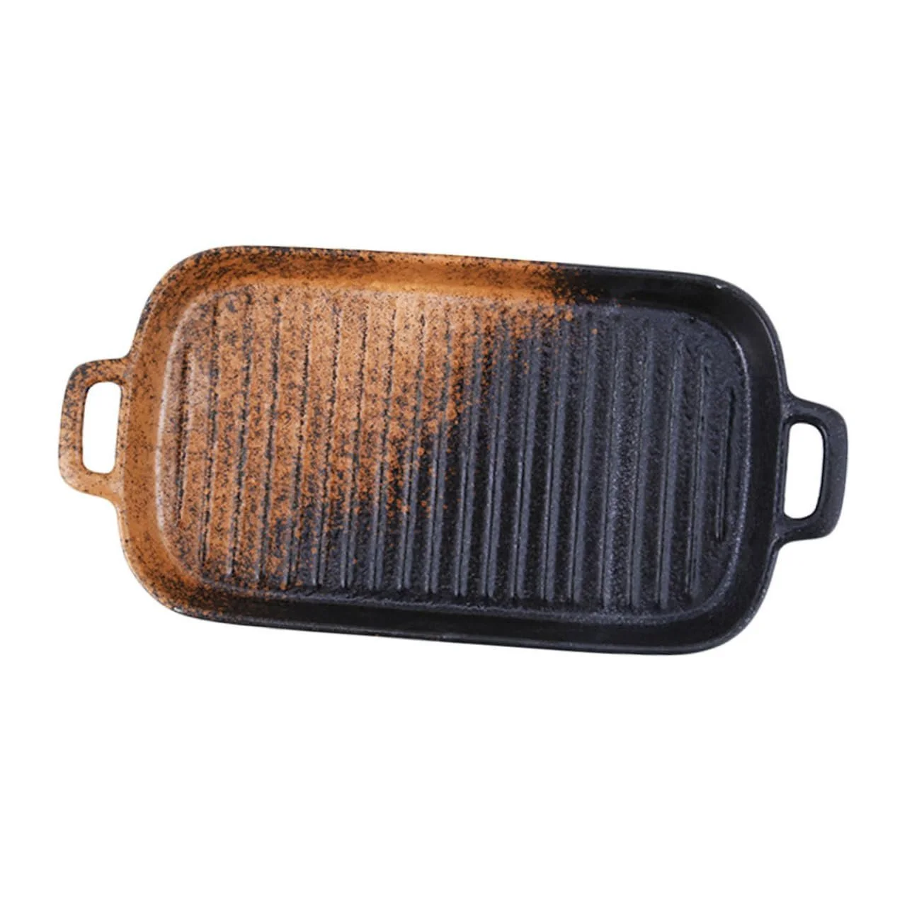 Керамическая форма для запекания Cabilock с двойными ручками для духовки и СВЧ, фото №1