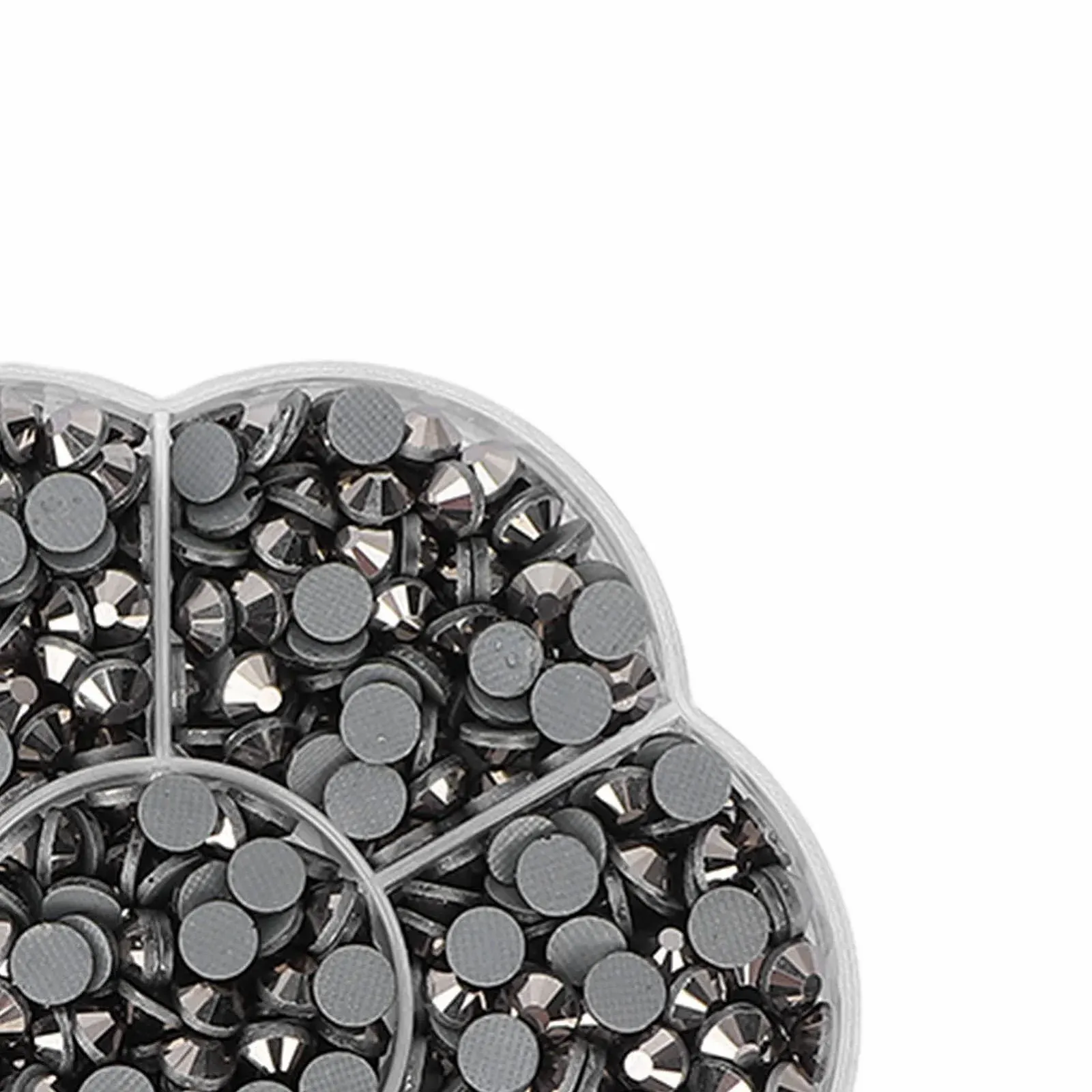 Стрази Скляні Прозорі для декорування Чорний (JM201), фото №8