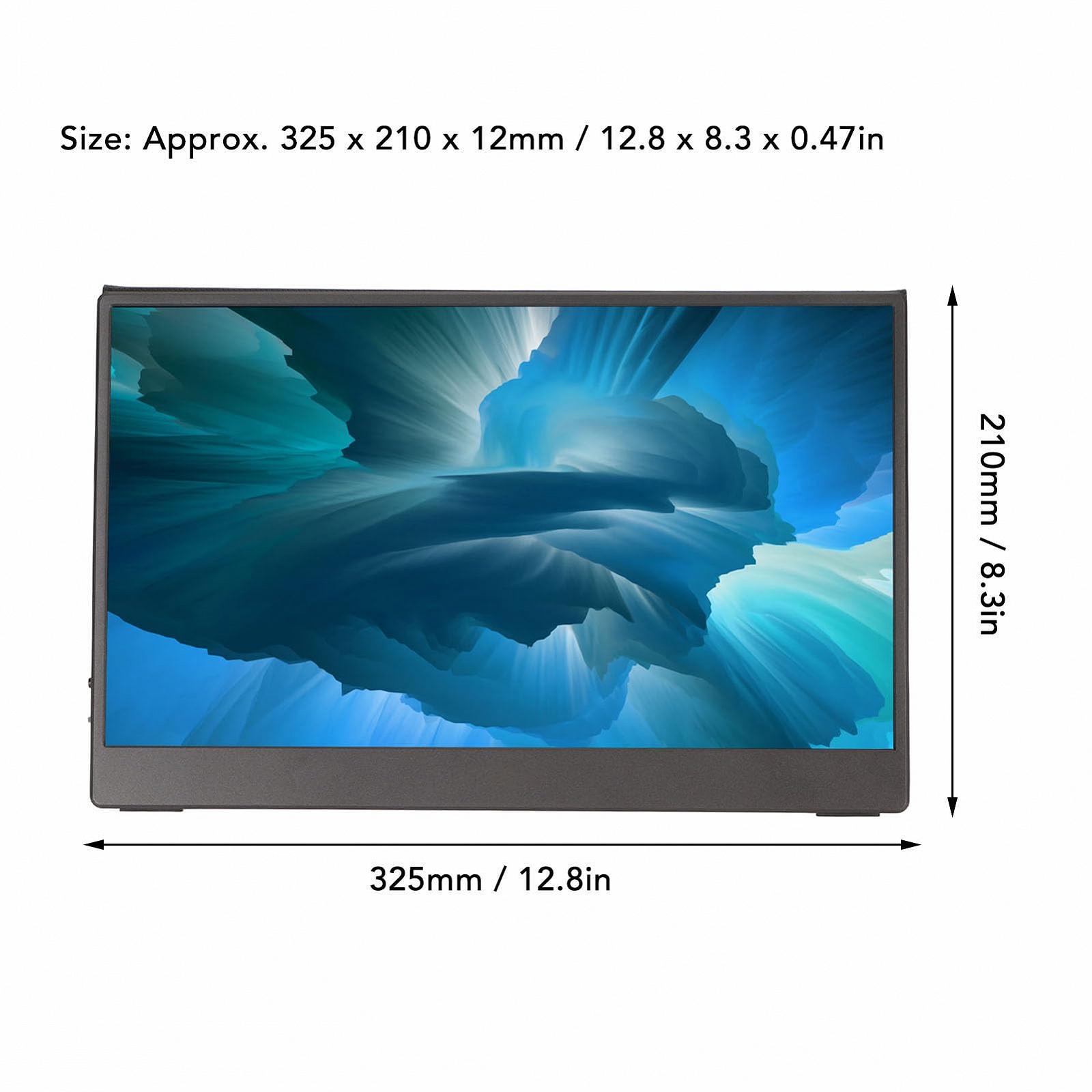 Монитор ASHATA Tragbarer 14 1080P IPS HDR USB-C с Динамиками, фото №6 Монитор ASHATA Tragbarer 14 1080P IPS HDR USB-C с Динамиками, фото №6