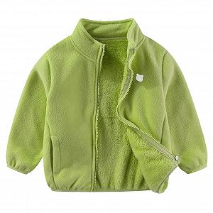 Флисовая куртка для малышей Gajaous, теплая куртка на полной молнии с длинными рукавами для мальчиков, осенняя, весенняя, зимняя верхняя одежда - Фото 1