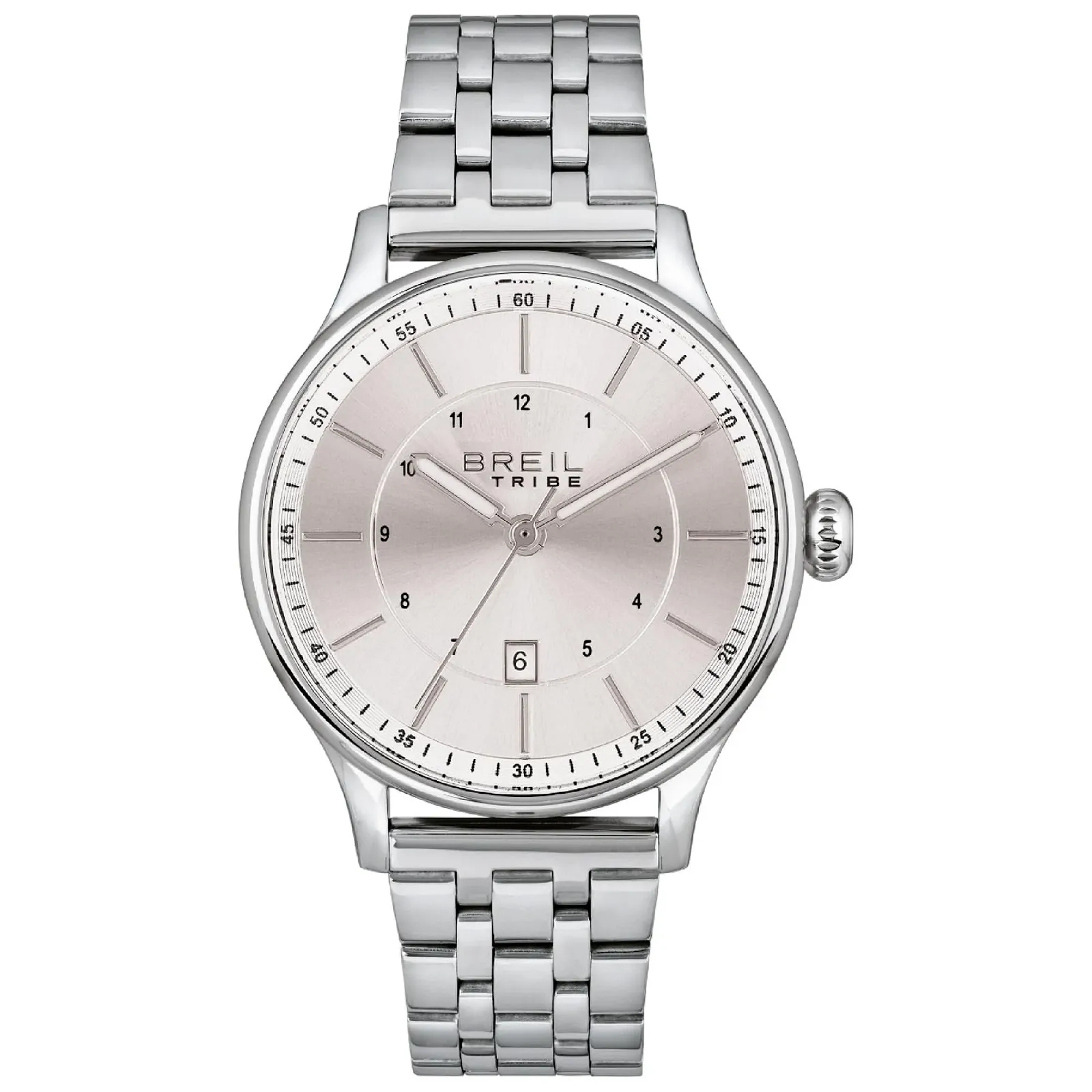 Годинник Breil Classy Чоловічий Срібний Циферблат Кварцовий Механізм Срібний Сталевий Браслет EW0644, фото №1 Годинник Breil Classy Чоловічий Срібний Циферблат Кварцовий Механізм Срібний Сталевий Браслет EW0644, фото №1