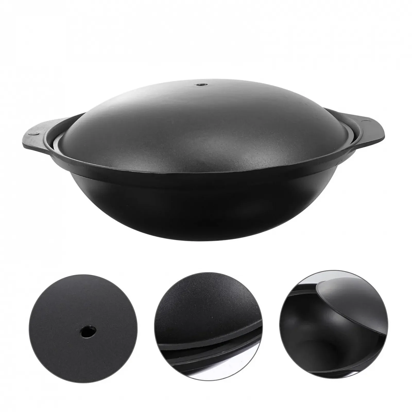 Гусятница алюминиевая с крышкой антипригарная энергосберегающая, фото №4