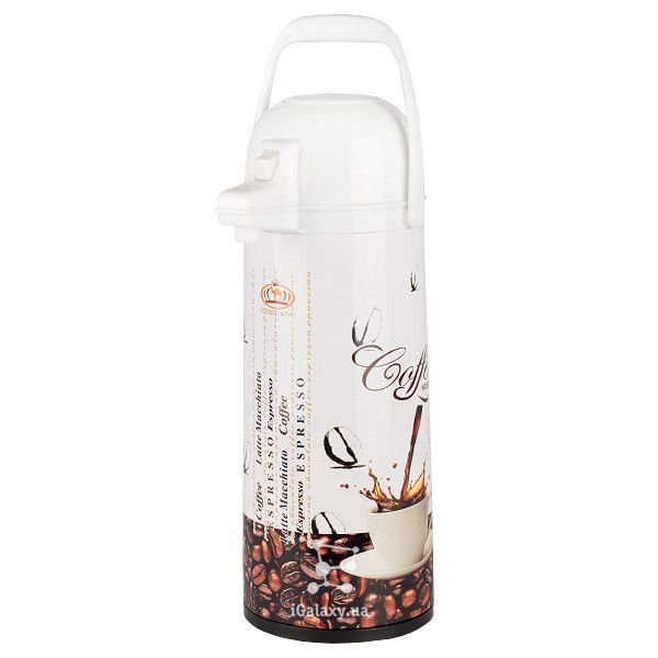 Термос з насосом Frico FRU-264-White 1.9 л білий, фото №1