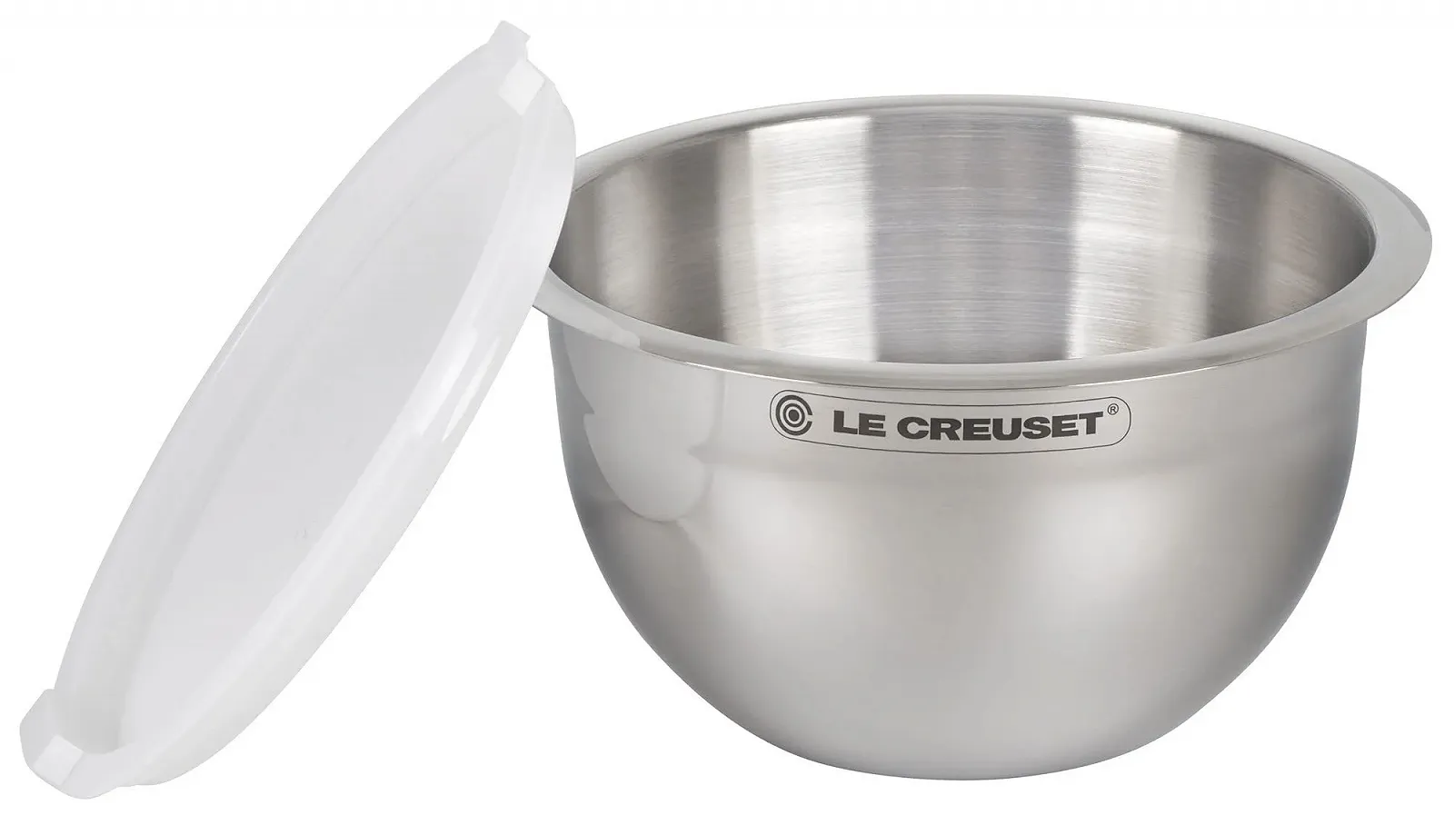 Набір чаш для змішування LE CREUSET 41901000010000 3 штуки з нержавіючої сталі з кришкою, фото №2