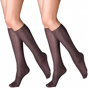 Шкарпетки до коліна жіночі MARILYN Без тиску 15 ден (2 пари) - Фото 1