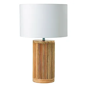 Настольная лампа Riess Ambiente Gatsby 50 см Натуральный белый - Фото 1