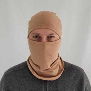Балаклава тактическая двунитка вискозная ВСУ ЗСУ 1067 7254 койот - Фото 1