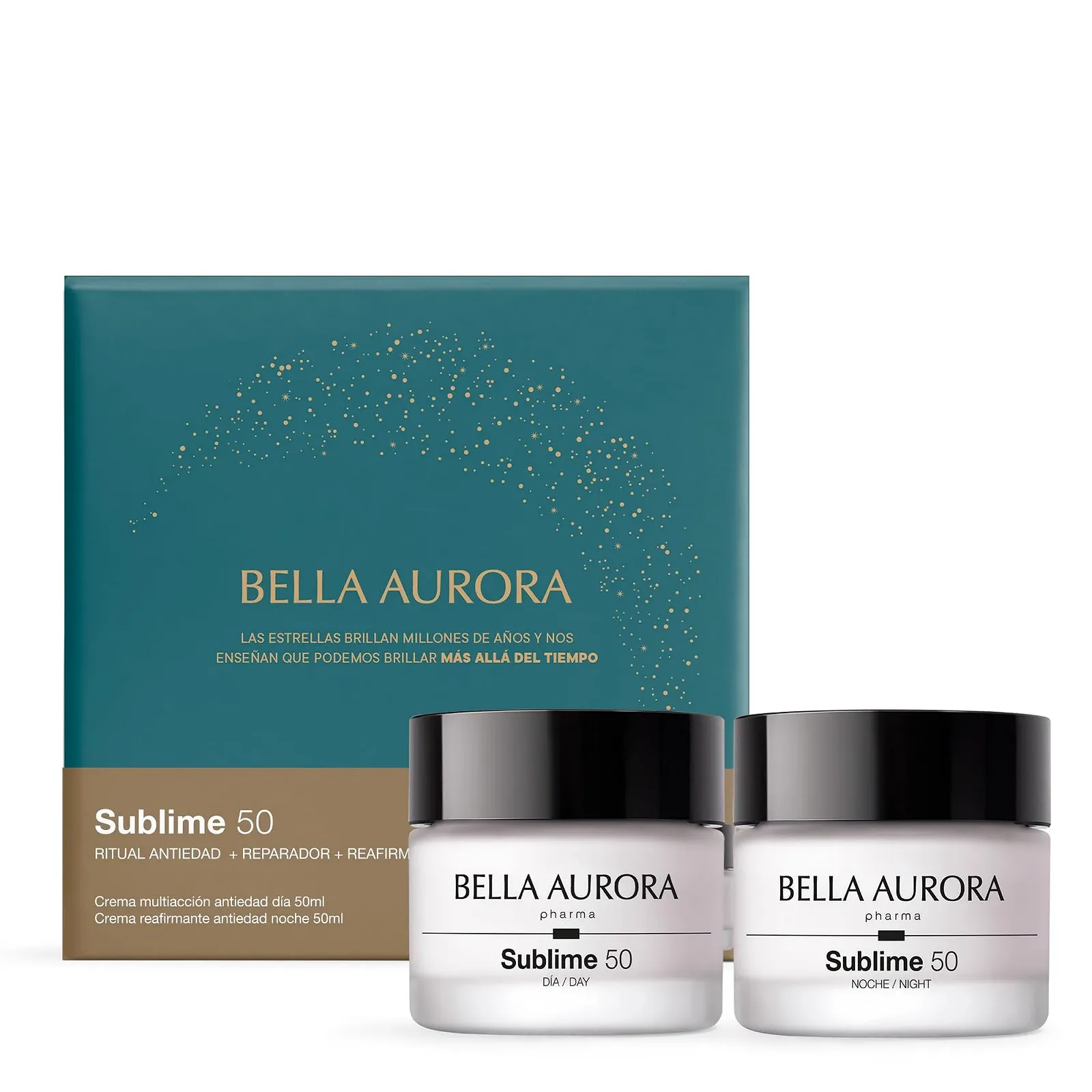 Антивіковий набір Bella Aurora Sublime 50 денний крем SPF20 50 мл та нічний зміцнювальний крем 50 мл проти зморшок, фото №1