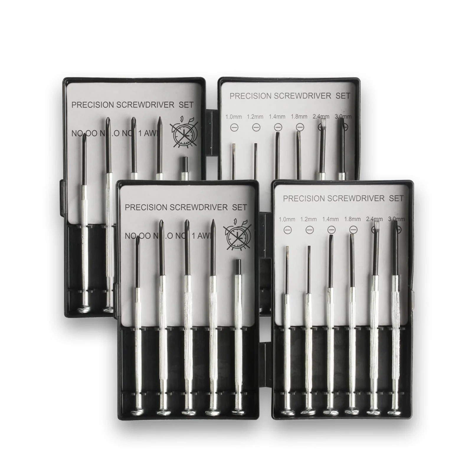 Набір прецизійних міні-викруток 22 предмети магнітний, фото №1