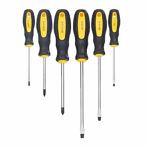 Набір викруток HPMAISON 6 шт. хромованадієва сталь з магнітним наконечником 3 Phillips - Фото 1