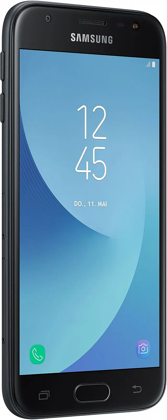 Смартфон Samsung Galaxy J3 5 дюймів 16ГБ Android 7.0 Black, фото №1