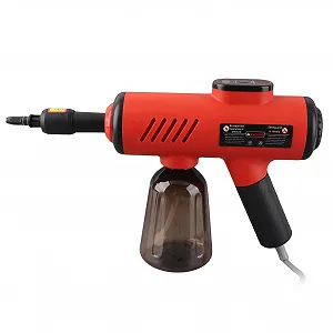 Пароочисник ручний 1200 Вт цифровий дисплей Червоний 220 В EU Plug synthetic.ua - Фото 1