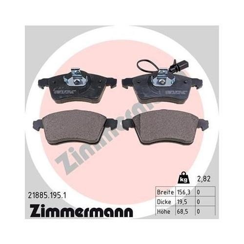 Гальмівний диск ZIMMERMANN COAT Z 600.3212.20 для VAG, передня вісь, фото №4