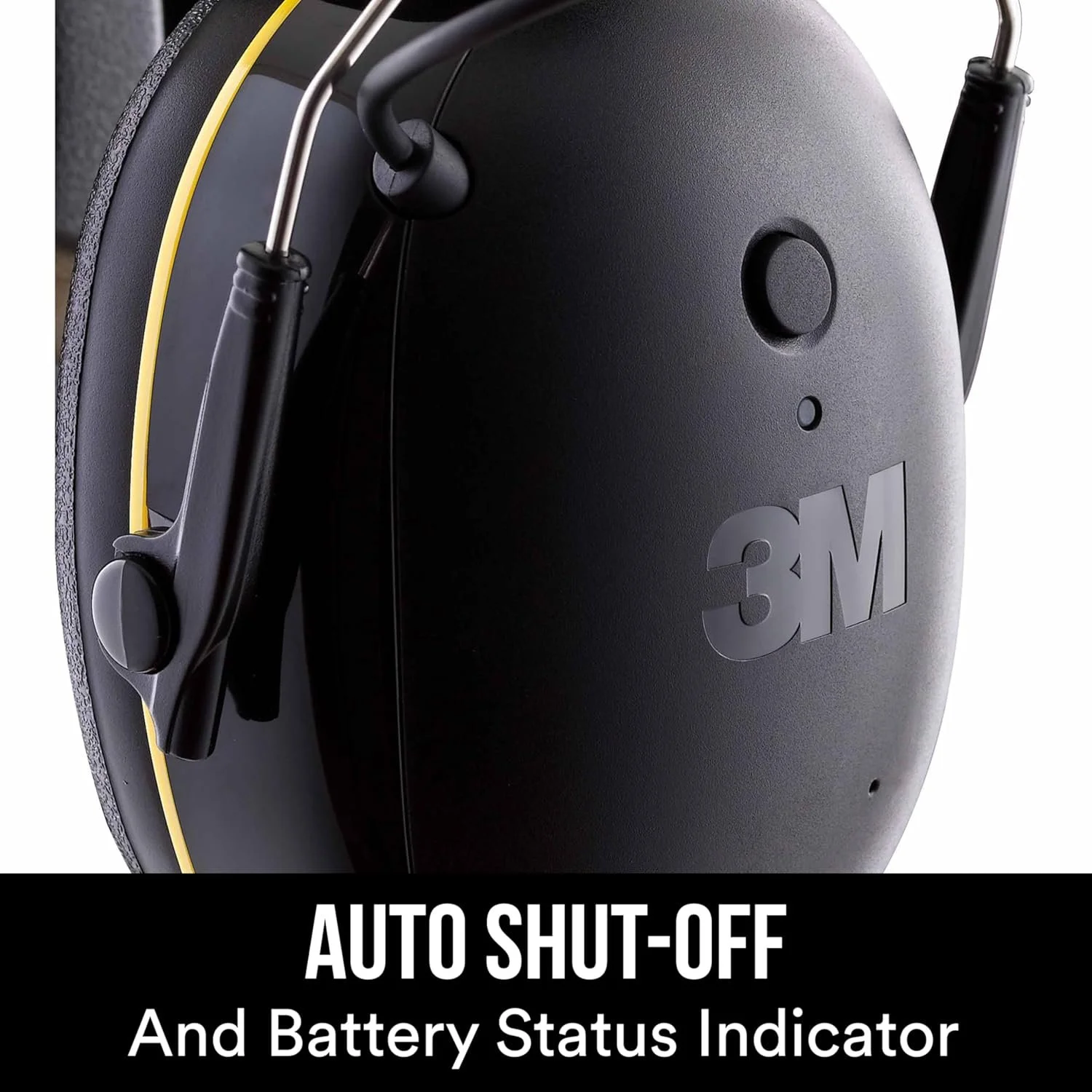 Протишумні навушники 3M WorkTunes Connect 90543 / Bluetooth / До 30 годин роботи від кейсу / Чорні, фото №5